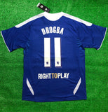 Retro Drogba Chelsea Home Jersey UCL Final 2012