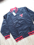 Chicago Bulls Black/Red Windbreaker Basketball Jacket
