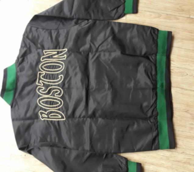 Boston Basketball Windbreaker Jacket