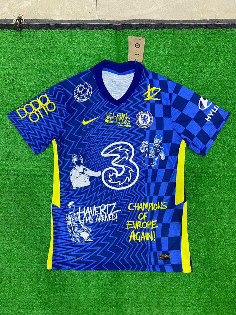 Official 2021-2022 Chelsea Home Shirt: Buy Online on Offer