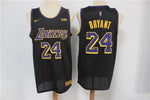 Bryant Lakers 24 Black/Purple Basketball Jersey [Stitch]