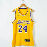 Bryant Lakers 24 Yellow/Blue Basketball Jersey [Stitch]