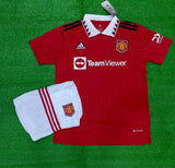 Manchester United Home Jersey with Shorts 2022/23 [Premium Quality]