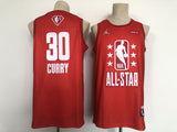 Curry 30 All Stars Red/White Basketball Jersey [Stitch]