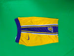 Lakers Yellow/Blue Basketball Shorts Only