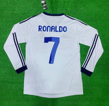 Retro R Madrid Ronaldo Home Full Sleeve Jersey 2012/13