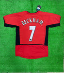 Retro Beckham Manchester United Home Jersey 2002-03