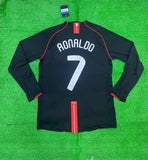 Retro Ronaldo Manchester United Away Full Sleeve Jersey 2007/08