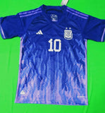 Argentina Messi Away Jersey (Front and Back Print) 2022/23 [Premium Quality]