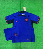 Netherlands Away Jersey and Shorts 2022/23 [Premium Quality]