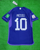 Argentina Messi Away Jersey (With FIFA Arm Logos) 2022/23 [Player's Quality]