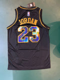 Jordan 23 Bulls Black/Reflective Basketball Jersey [Stitch]