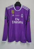 Retro R Madrid Ronaldo Away Full Sleeve  Jersey 2016/17