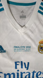 Retro R Madrid Ronaldo Home Full Sleeve Jersey with UCL badges 2017/18