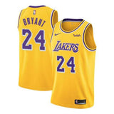 Bryant Lakers 24 Yellow/Blue Basketball Jersey [Stitch]
