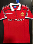 Retro Manchester United Home Jersey 1998-00
