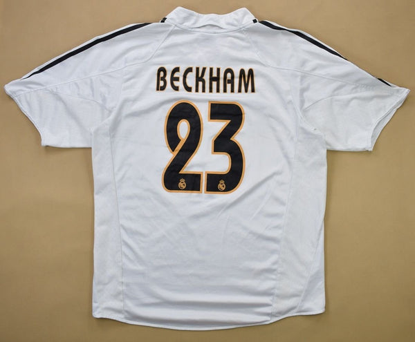Retro Beckham Real Madrid Home Jersey 2004-05