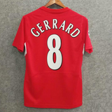 Retro Gerrard Liverpool Istanbul Final 2005 Home Jersey