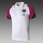 PSG Jordan White/Violet Polo Tee