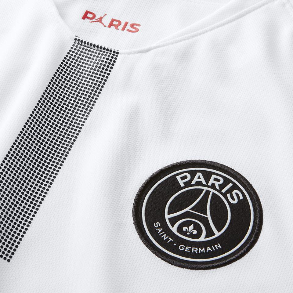 Retro Jordan X White PSG Jersey  2018/19 [Superior Quality]