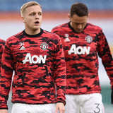 Manchester United Home Track Upper Black/Red 2021/22