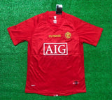 Retro Manchester United Home Jersey UCL Final 2007/08