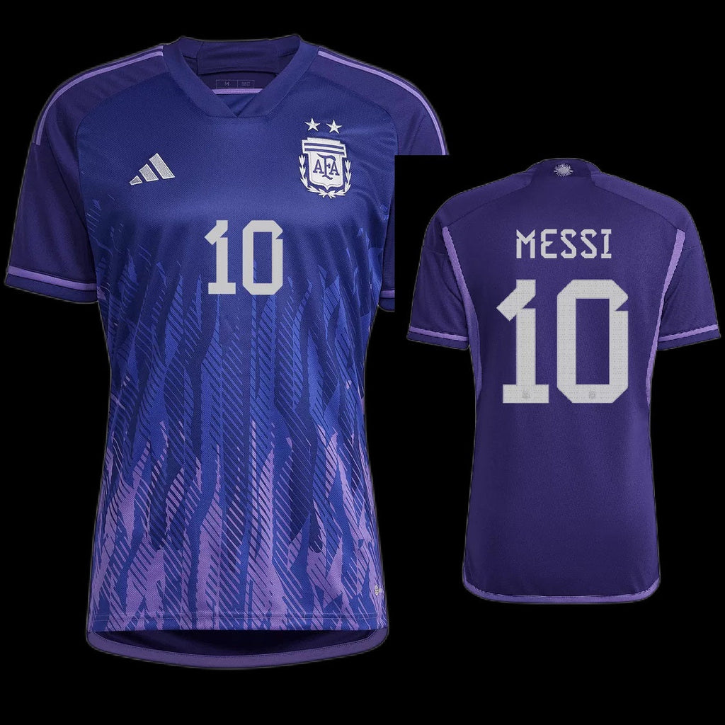 Argentina Messi Away Jersey FIFA World Cup 2022 France Spain Germany –  SportsHeap Store