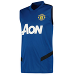 Manchester United Sleeveless Pre-Match Jersey Blue 2020/21 [Superior Quality]