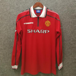 Retro Man Utd Home Full Sleeve Jersey 1998-00