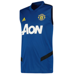 Manchester United Sleeveless Pre-Match Jersey Blue 2020/21 [Superior Quality]