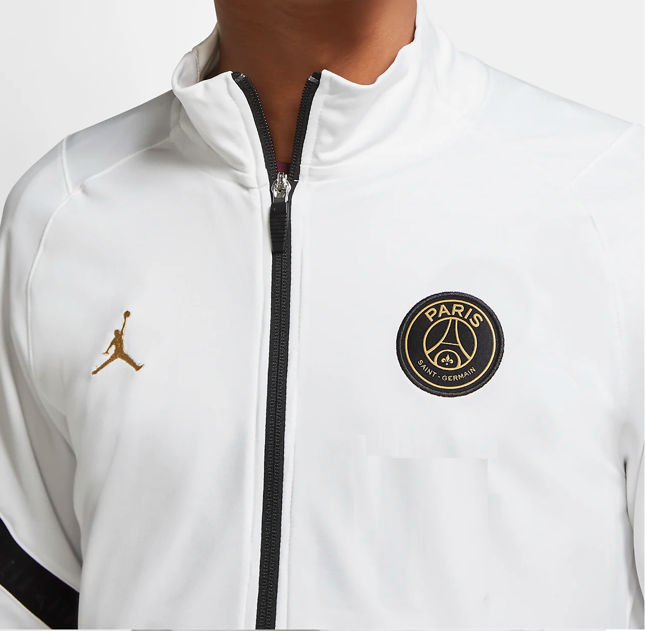 PSG Jordan Classic Anthem Jacket White