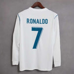 Retro R Madrid Ronaldo Home Full Sleeve Jersey 2017/18